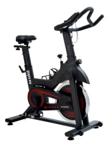 Bicicleta Ergométrica Para Spinning Mecanica 13kg Odin Fit Cor Preto e Vermelho É Boa
