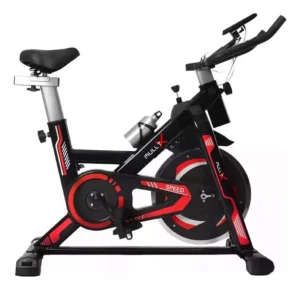 Bicicleta Ergométrica Spinning Com Roda De Inércia De 13kg De Força Cor Preto Vermelho Bicicleta Profissional Alta Qualidade Academia Spinning Residência Mulltx É Boa 