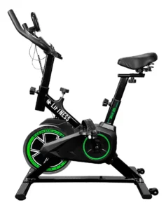 Bicicleta Spinning Liftness Ergométrica Semi Profissional Verde É Boa
