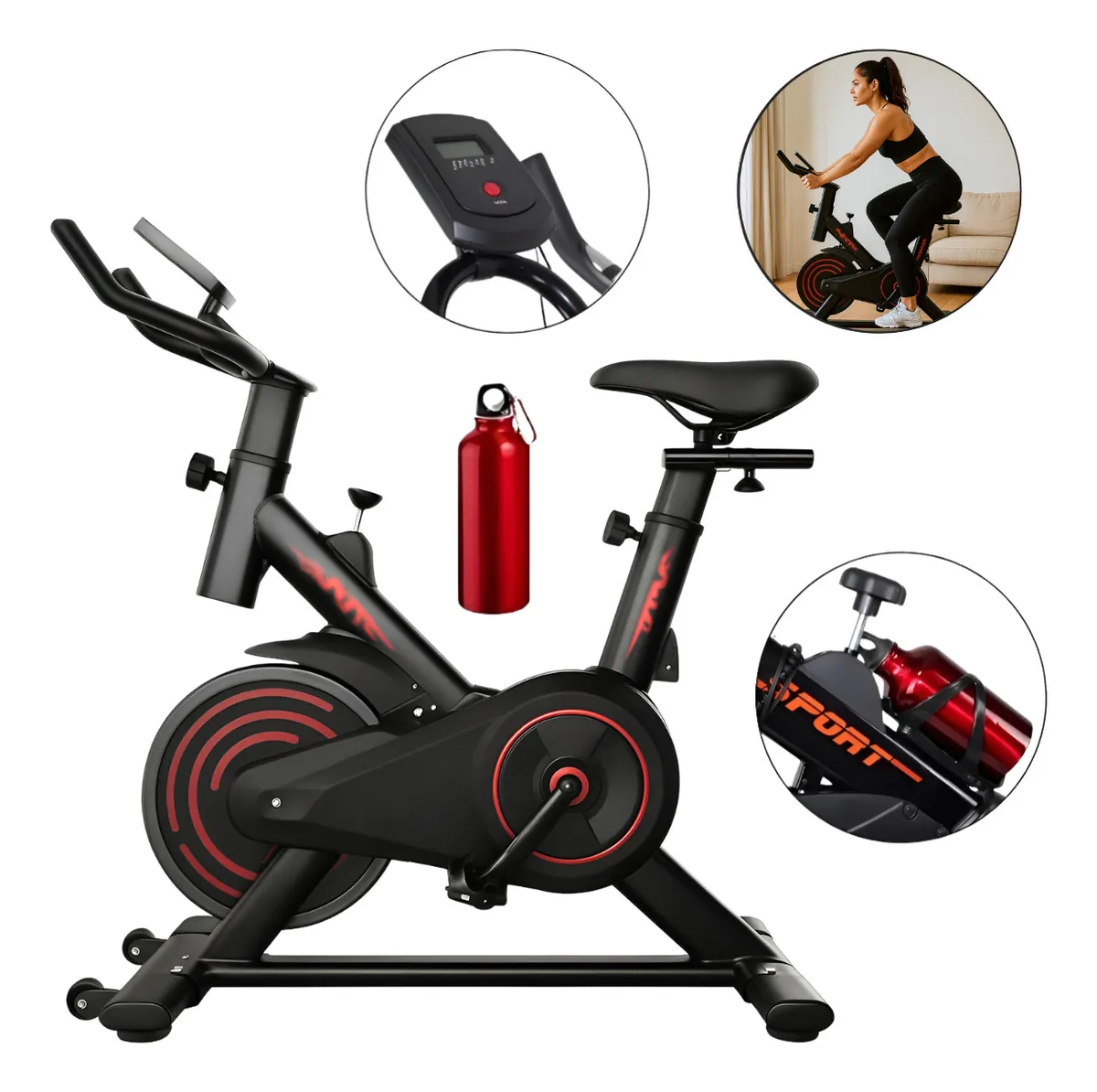 Bicicleta Ergométrica Para Sprinning Vertical Fitness KNakasaki Preto É Boa VEJA AQUI Se Compensa Comprar