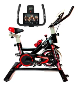 Bicicleta ergométrica spinning 150 kg Ecom fitness cor vermelho É Boa