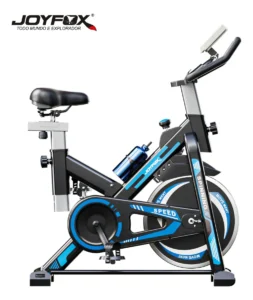 Joyfox Bicicleta Ergométrica para Spinning Mecanica 13kg Fitness Cor Preto/Azul É Boa