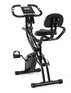 Bicicleta Ergométrica Vertical Dobrável Exercicio Para Perna Cor Preto É Boa