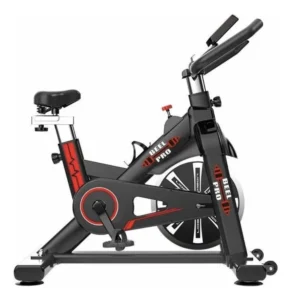 Bicicleta Ergométrica Fitness Para Spinning Preta E Vermelha Cor Preto-Vermelho Sem É Boa