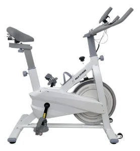Bicicleta Ergométrica Mile Fitness Para Spinning 8kg Branco É Boa